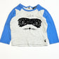 Grey racoon top - Size 9-12 months