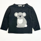 Grey koala top - Size 0