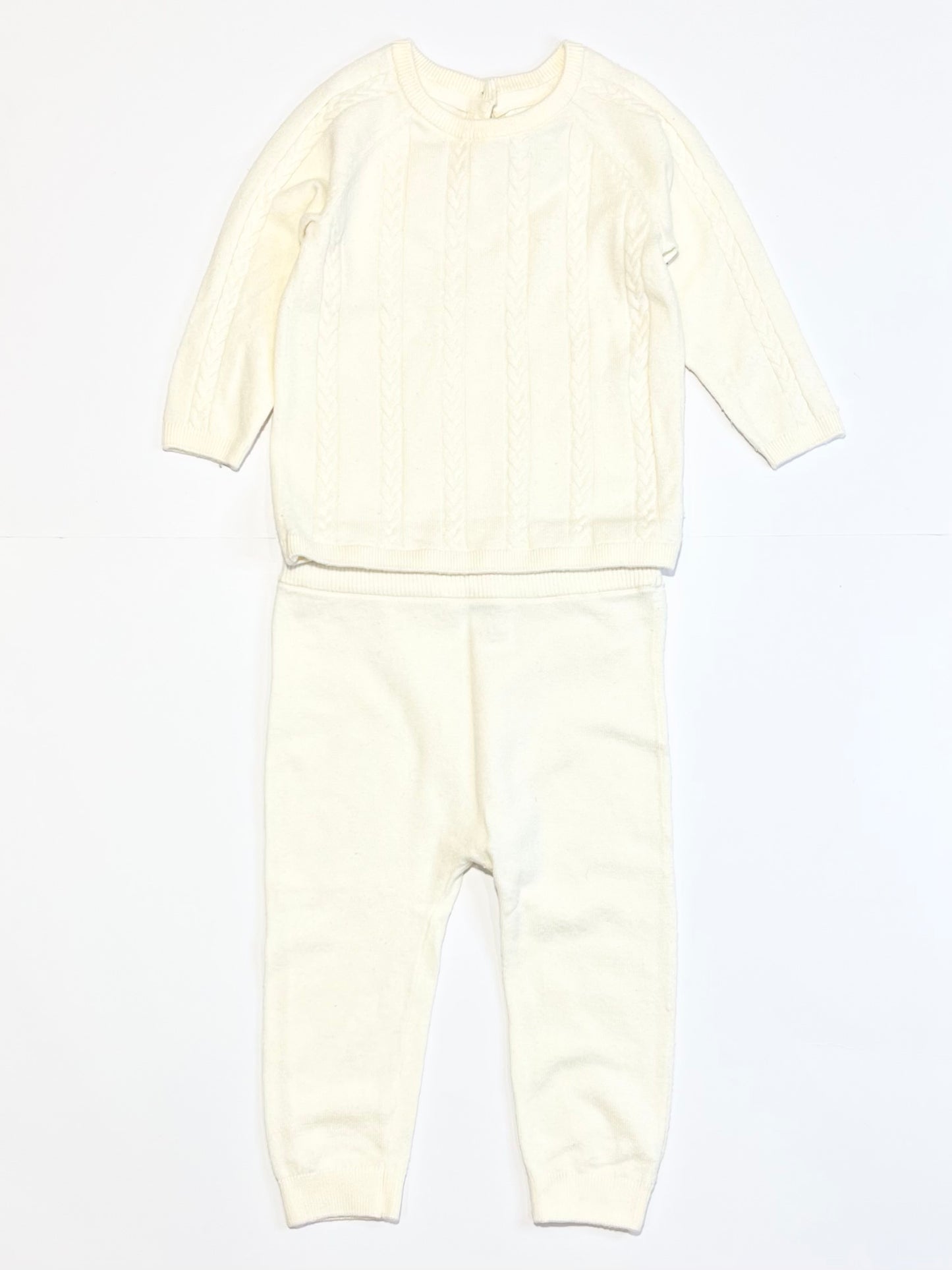 White knit set - Size 0