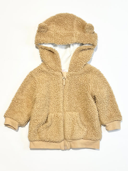 Teddy fleece zip jacket - Size 0