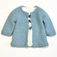 Blue knit jacket - Size 0