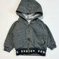 Grey zip hoodie - Size 0