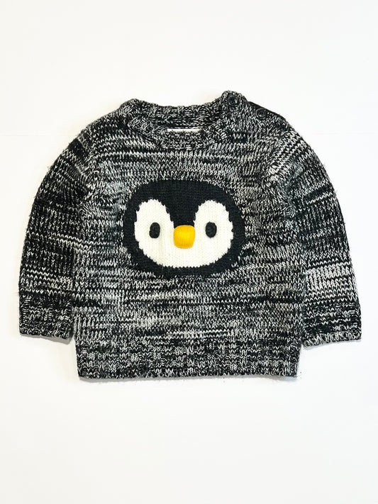 Penguin knit jumper - Size 0