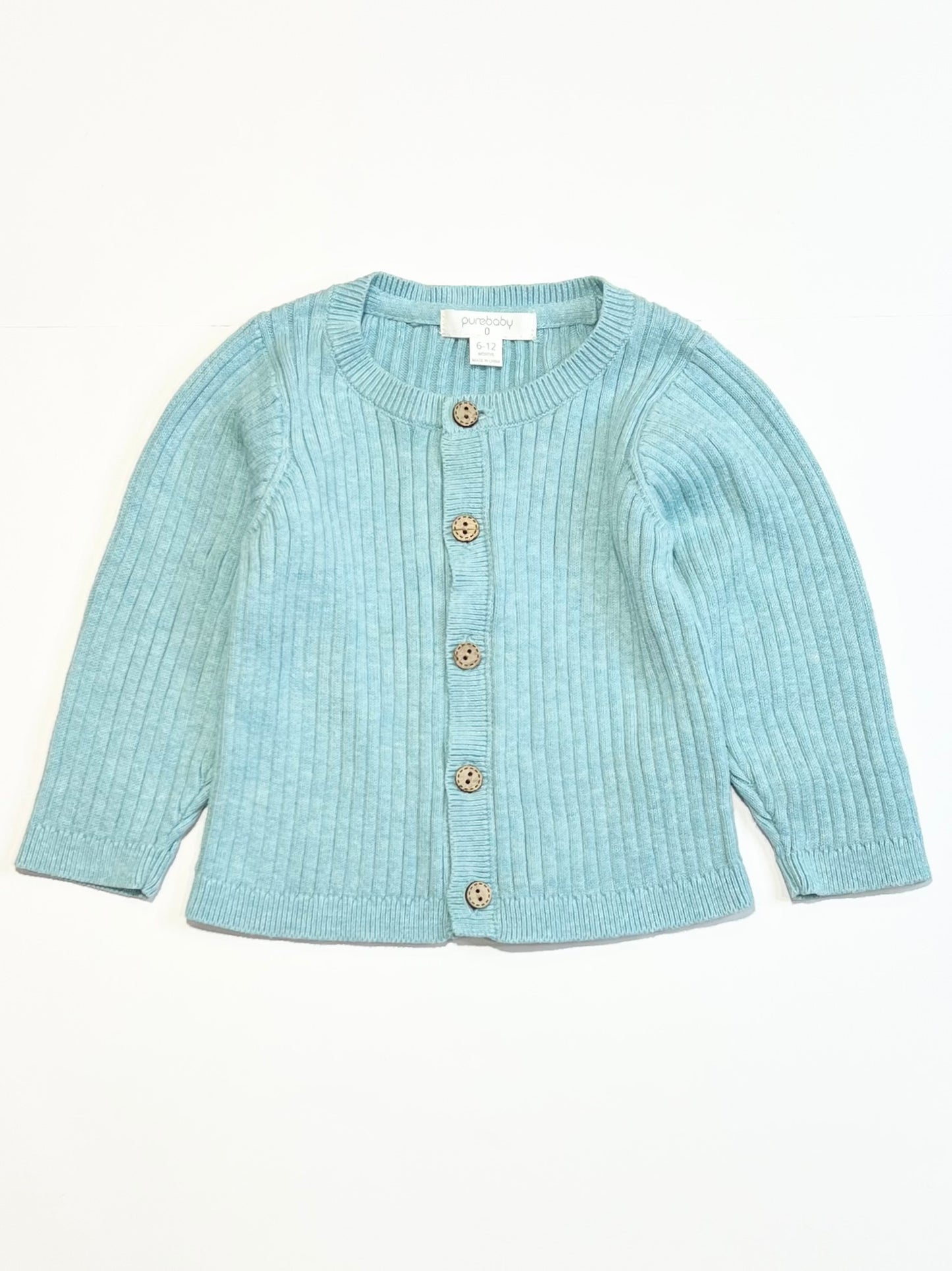 Ribbed knit cardigan - Size 0