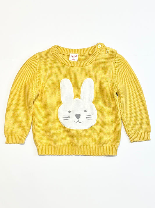 Bunny knit jumper - Size 0