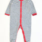 Striped velour onesie - Size 0