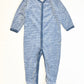 Striped velour onesie - Size 0