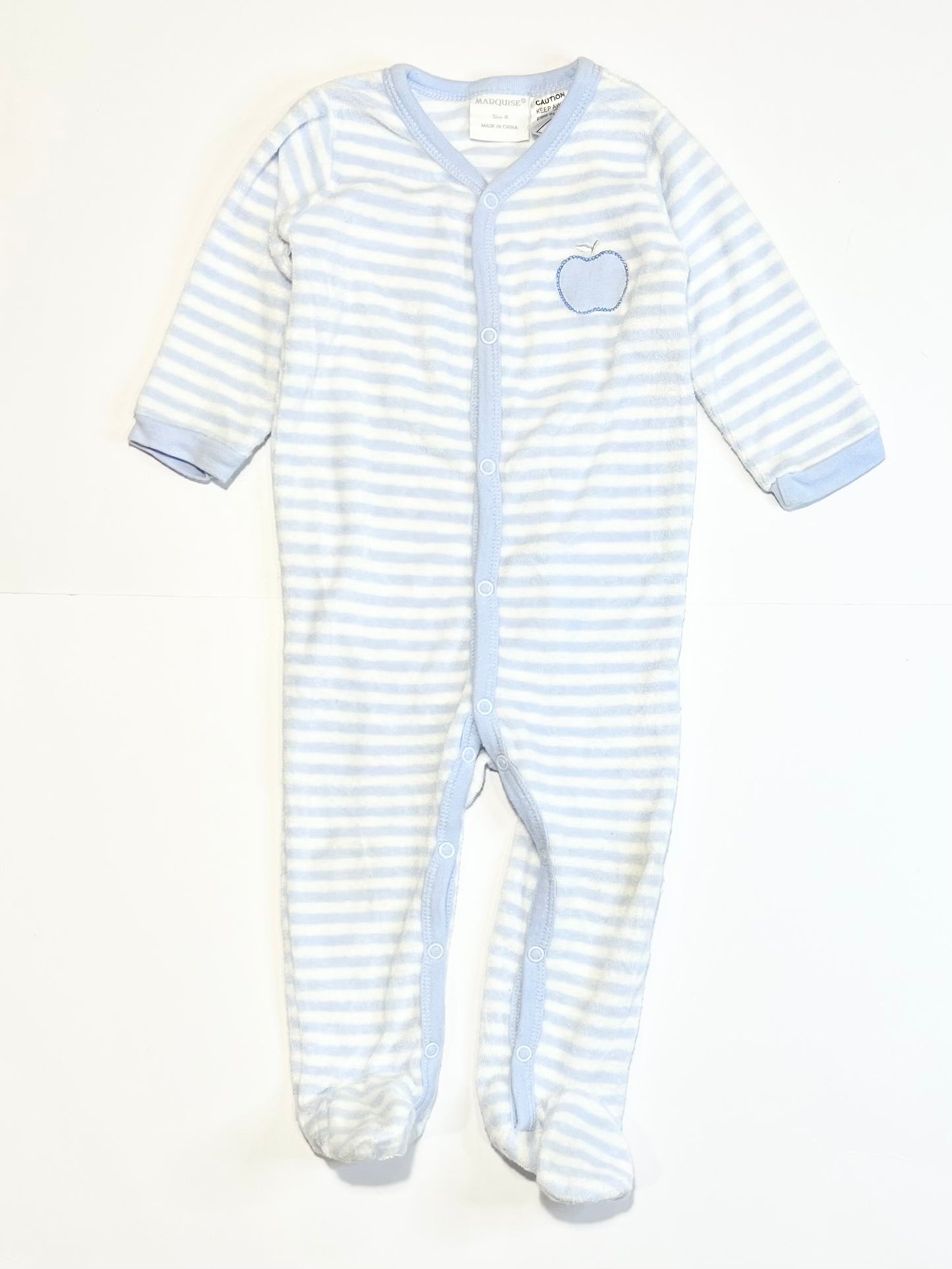 Striped terry onesie - Size 0