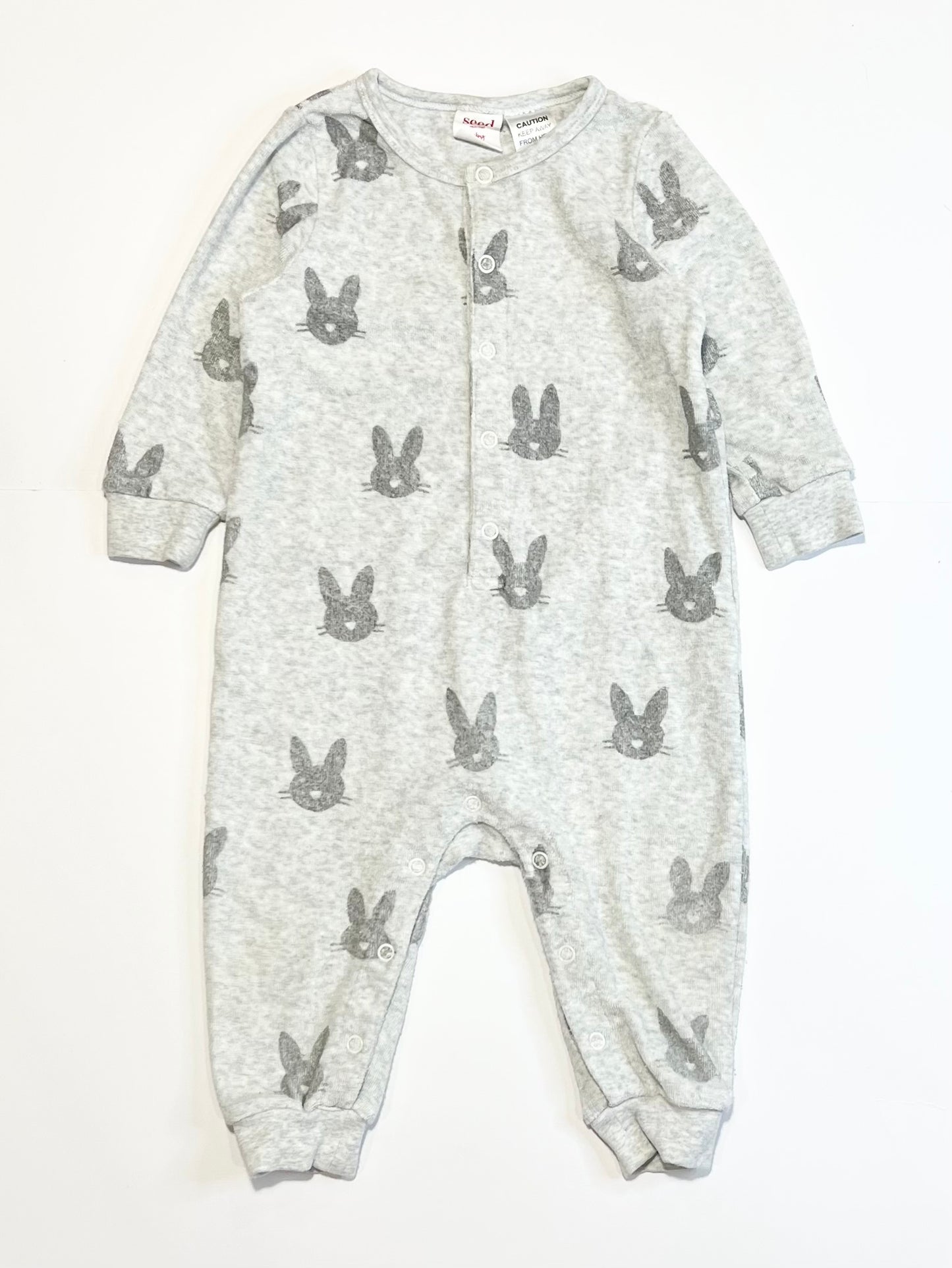 Terry bunny onesie - Size 0
