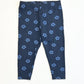 Navy floral leggings - Size 0