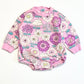Floral fleece bodysuit - Size 0