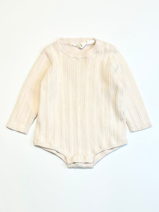 Ribbed knit bodysuit - Size 0