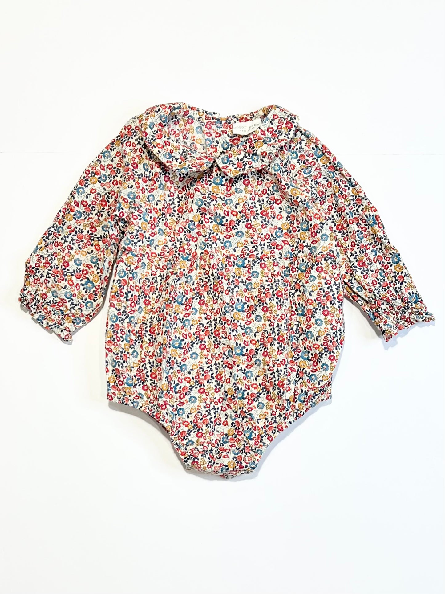 Cotton floral bodysuit - Size 6-9 months