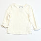 White jersey top - Size 9-12 months