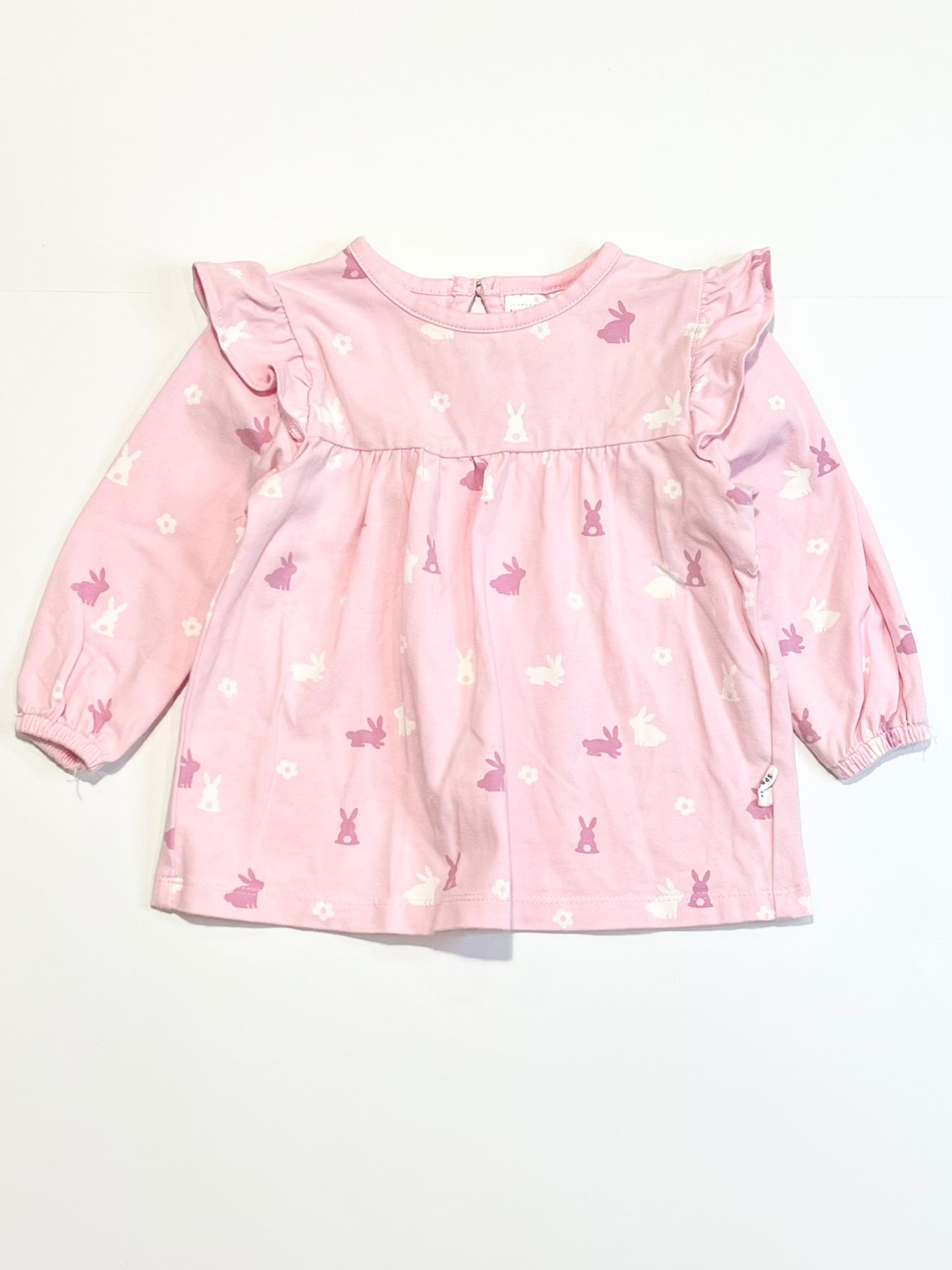 Bunny jersey top - Size 0