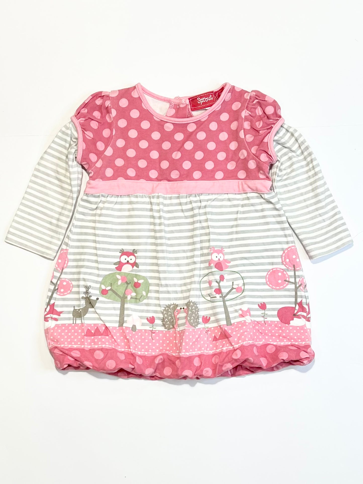 Jersey owls dress - Size 0