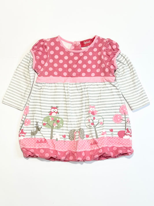 Jersey owls dress - Size 0