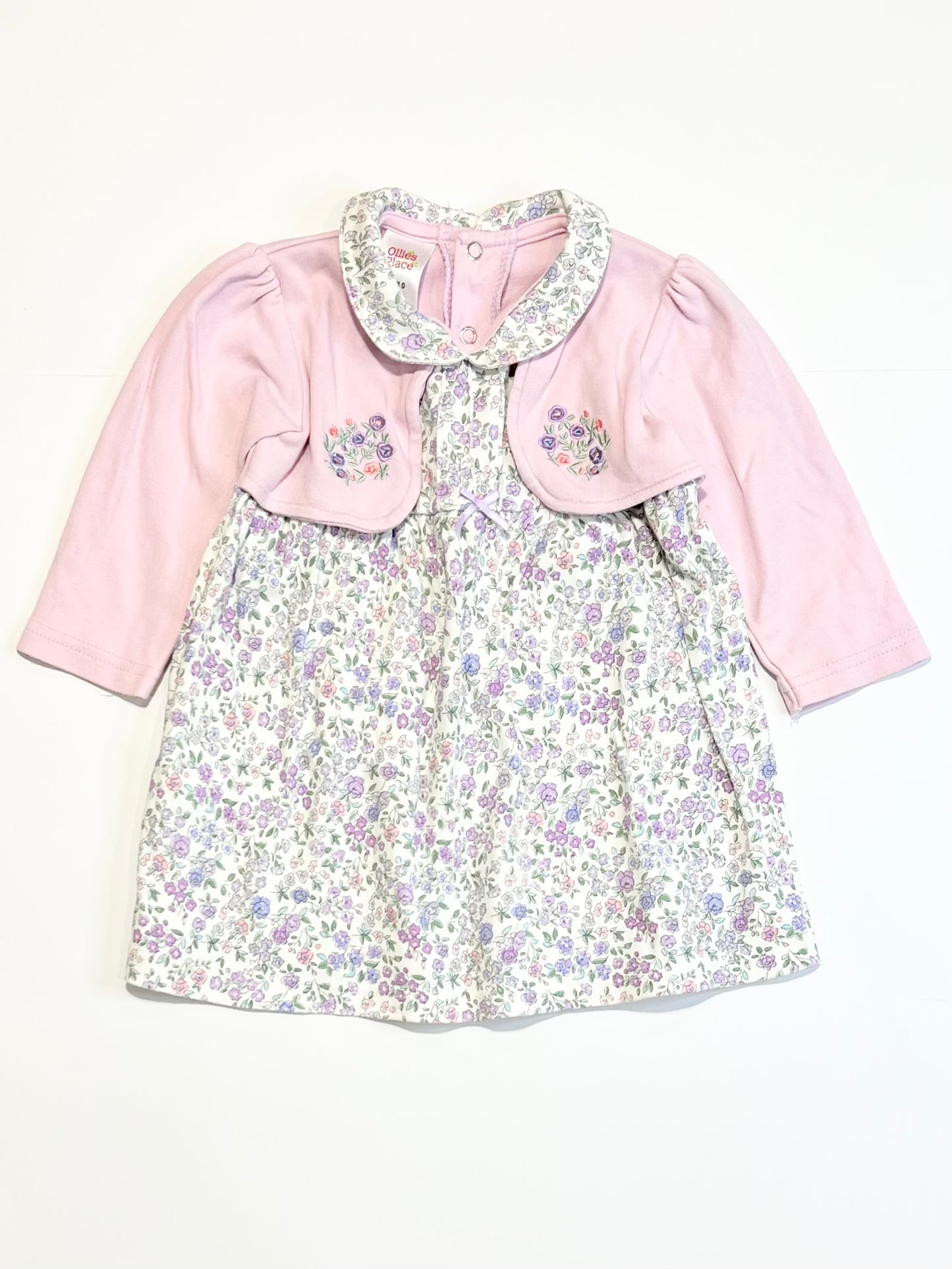 Floral jersey dress - Size 0