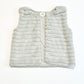 Grey fleece vest - Size 9-12 moths