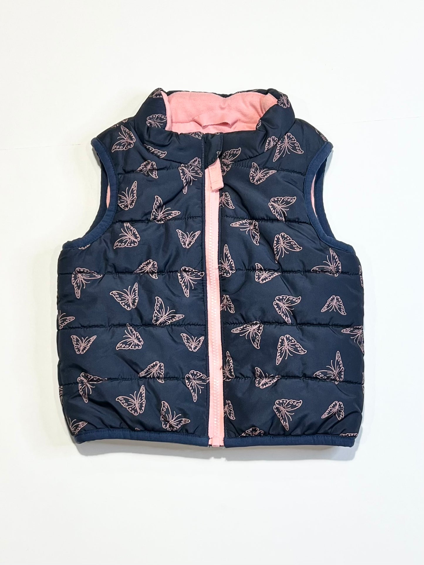 Butterflies puffer vest - Size 0