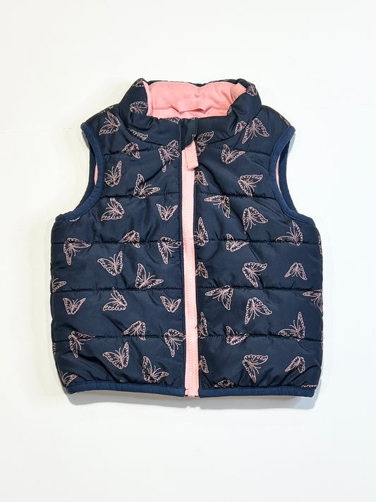 Butterflies puffer vest - Size 0