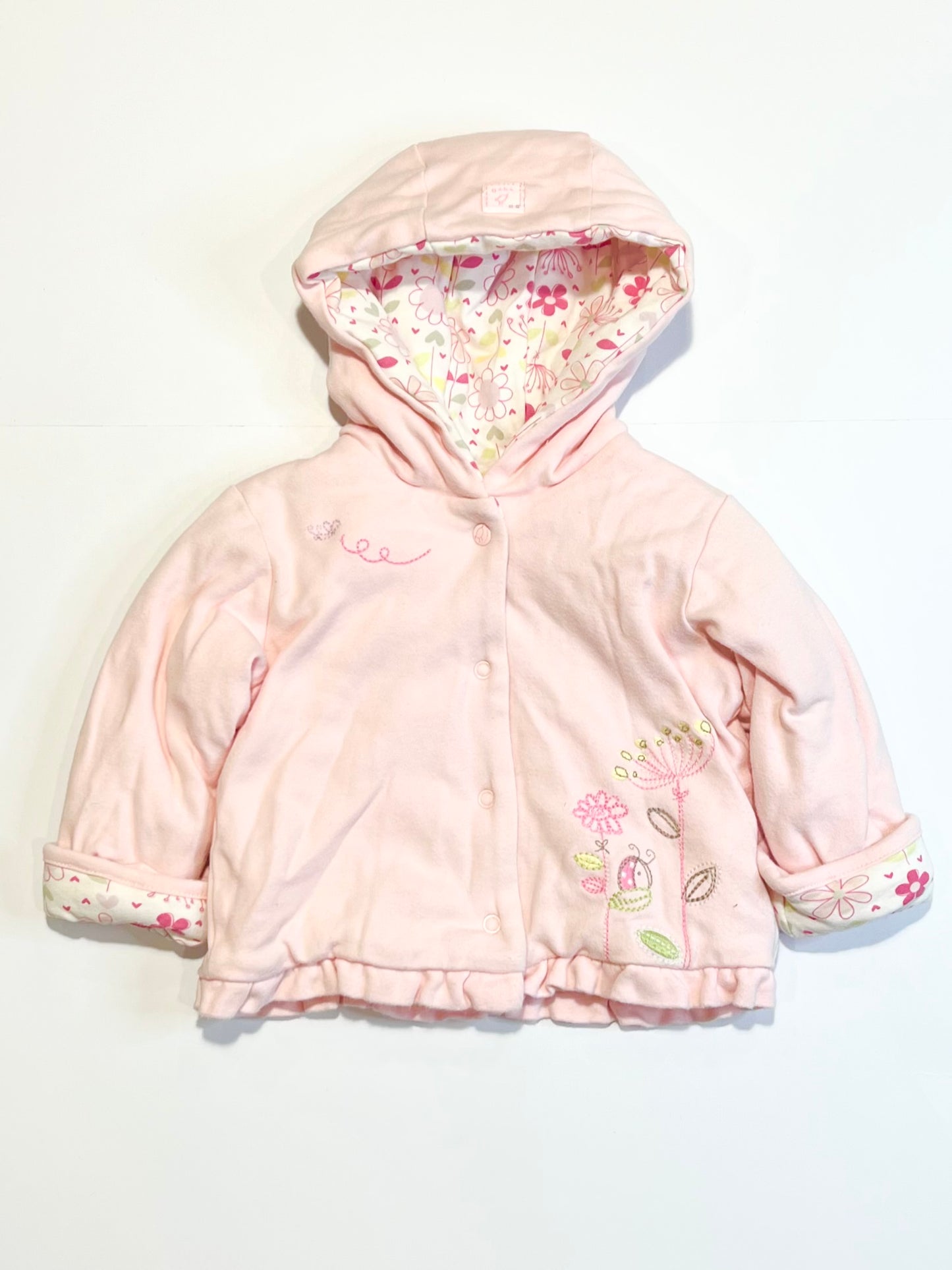 Padded jersey jacket - Size 6-9 months