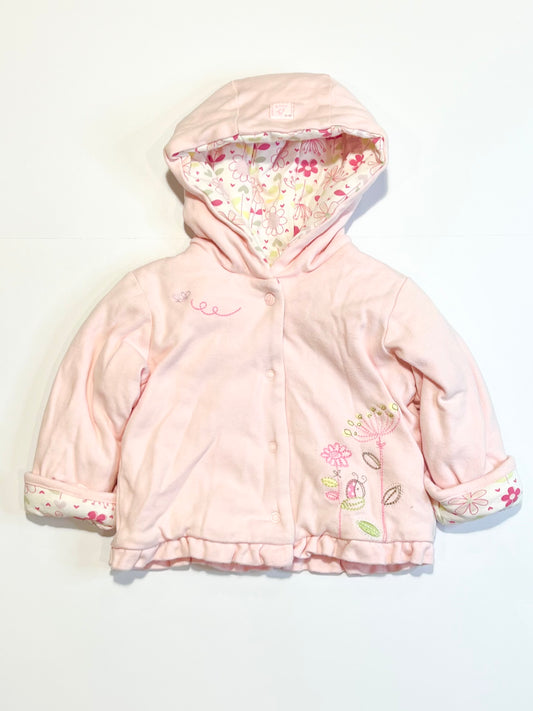 Padded jersey jacket - Size 6-9 months