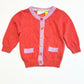 Red sparkle cardigan - Size 0