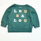 Green waffle sweater - Size 0
