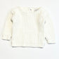 White chunky knit jumper - Size 0