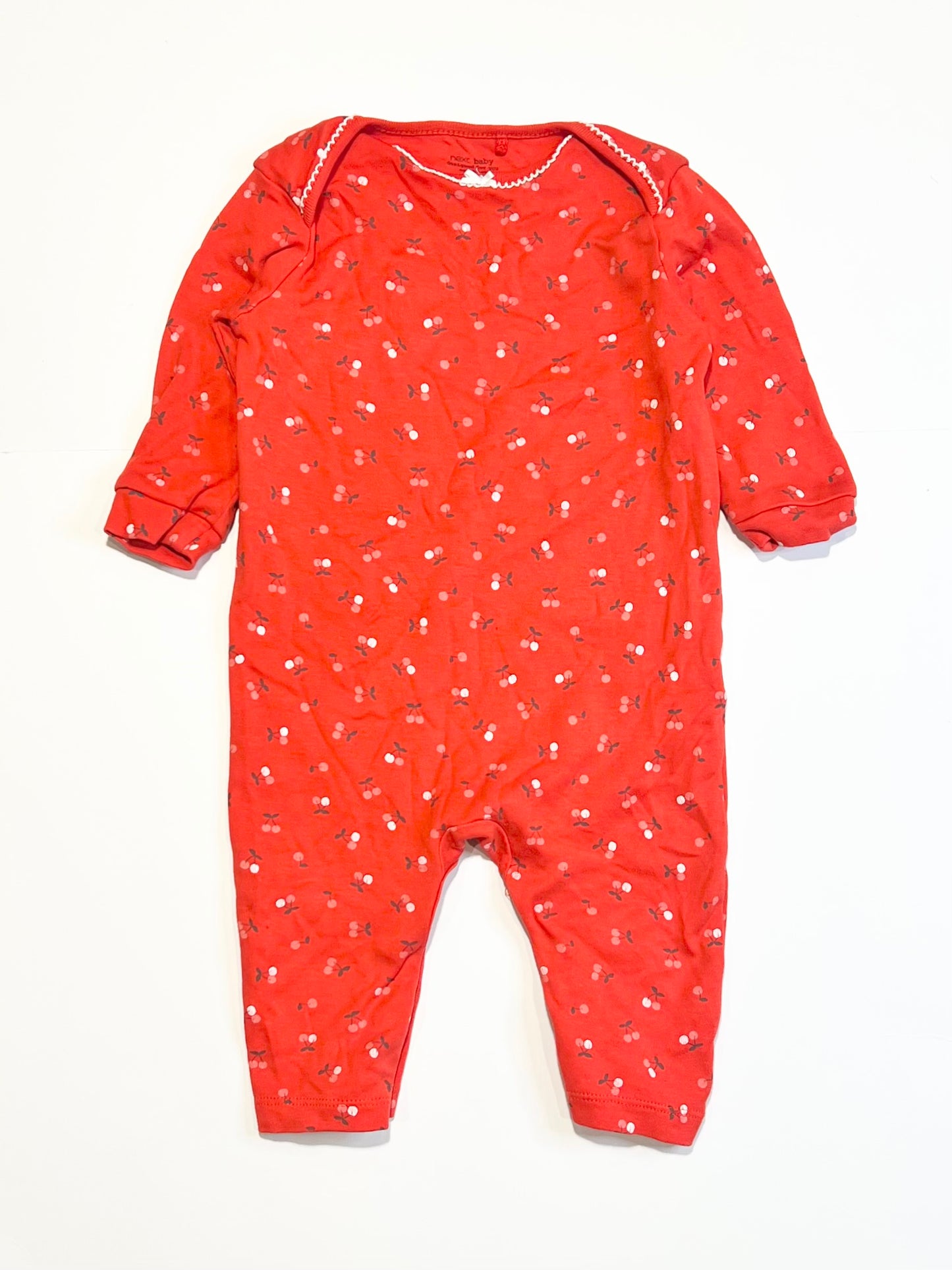 Red cherries onesie - Size 6-9 months