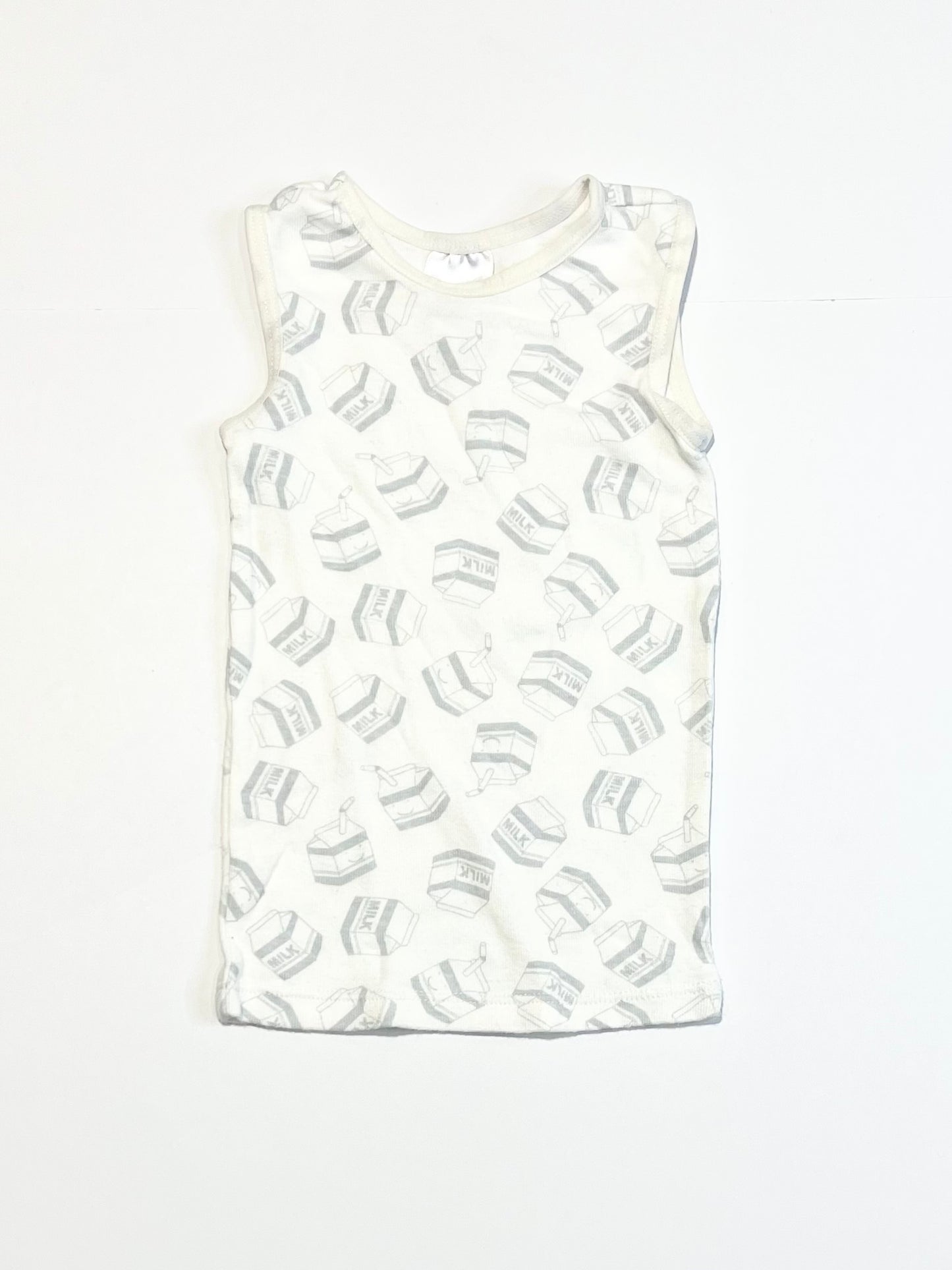Milk carton singlet - Size 00