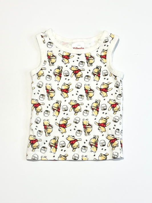 Winnie the Pooh singlet - Size 00