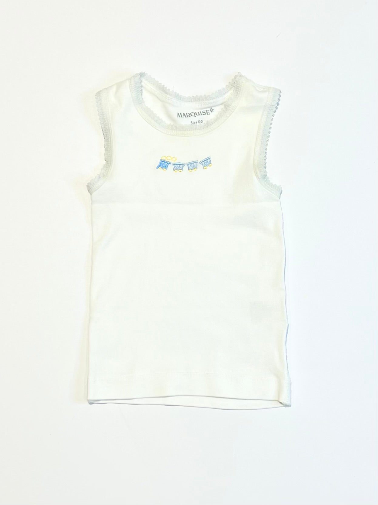 Blue train singlet - Size 00