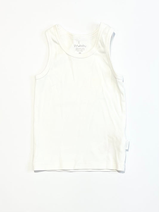White singlet - Size 00