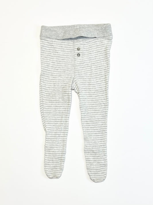 Ribbed footed pants - Size 00