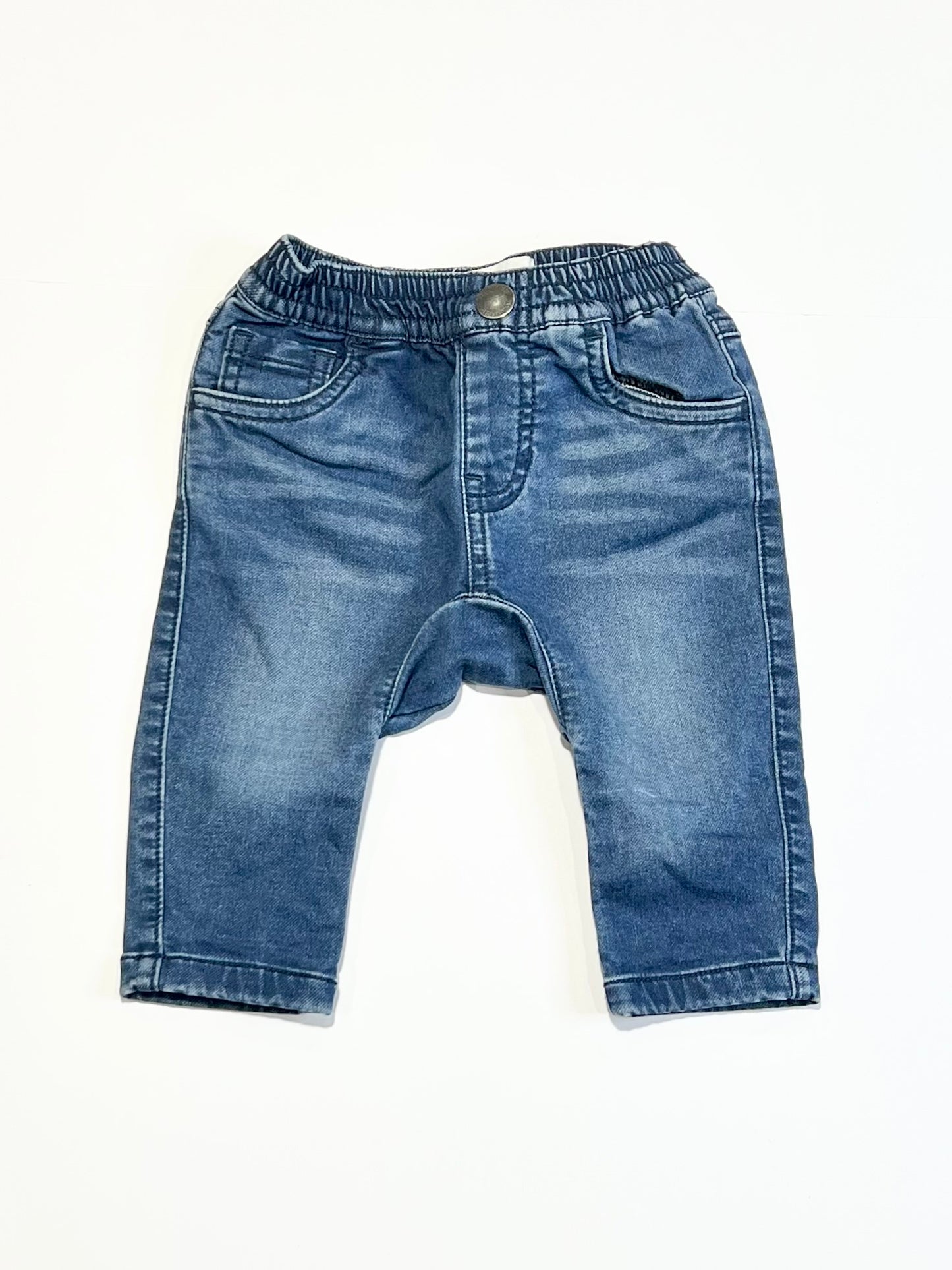 Pull-on denim jeans - Size 00