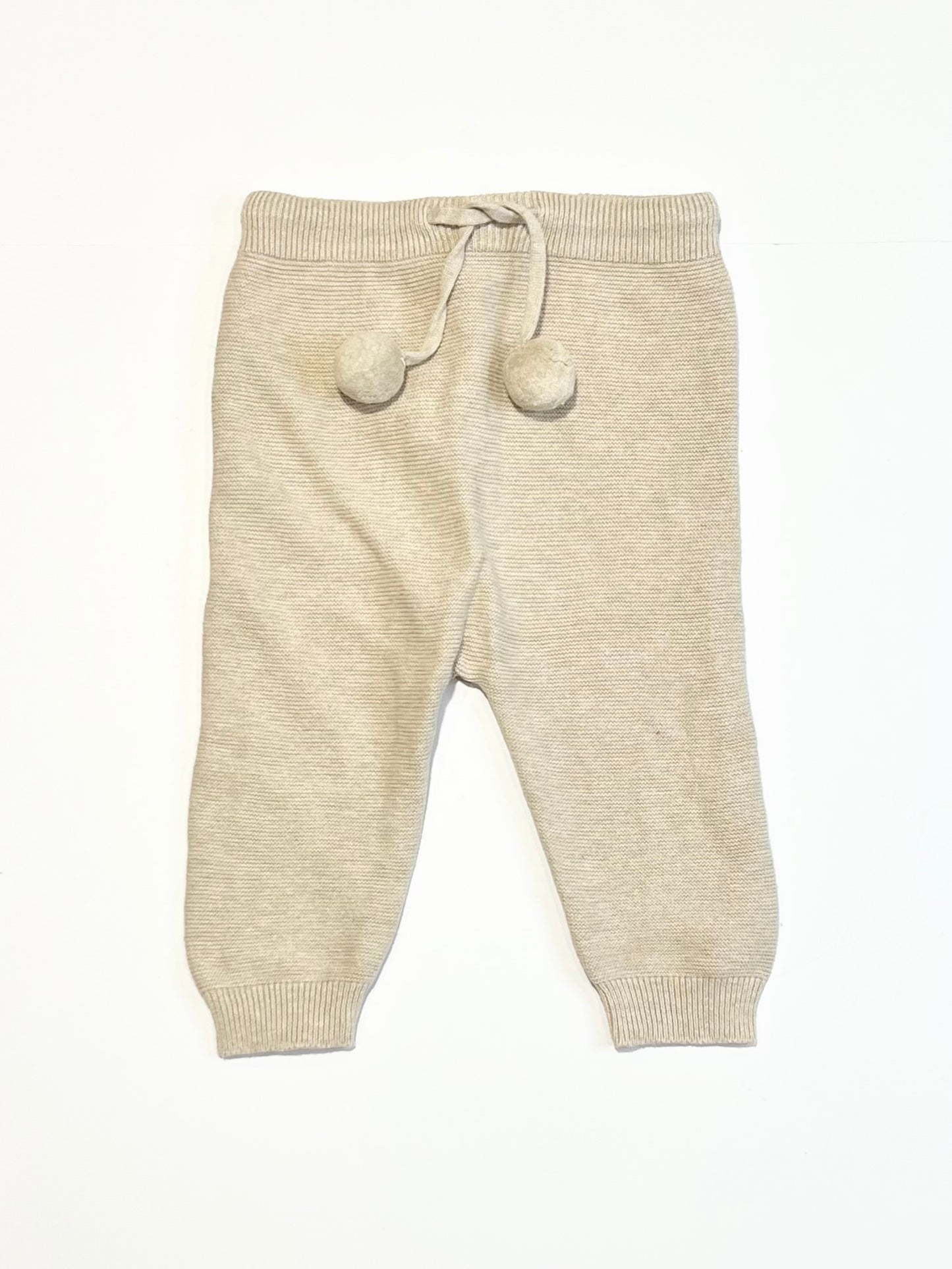 Tan knit pants - Size 00