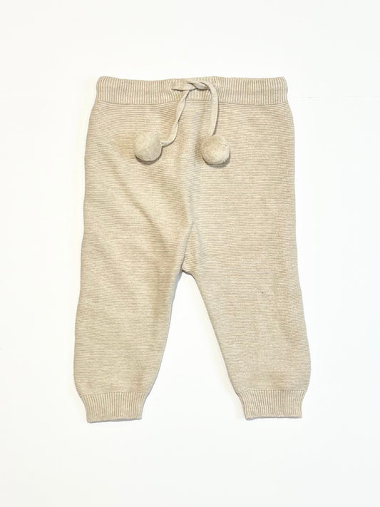 Tan knit pants - Size 00