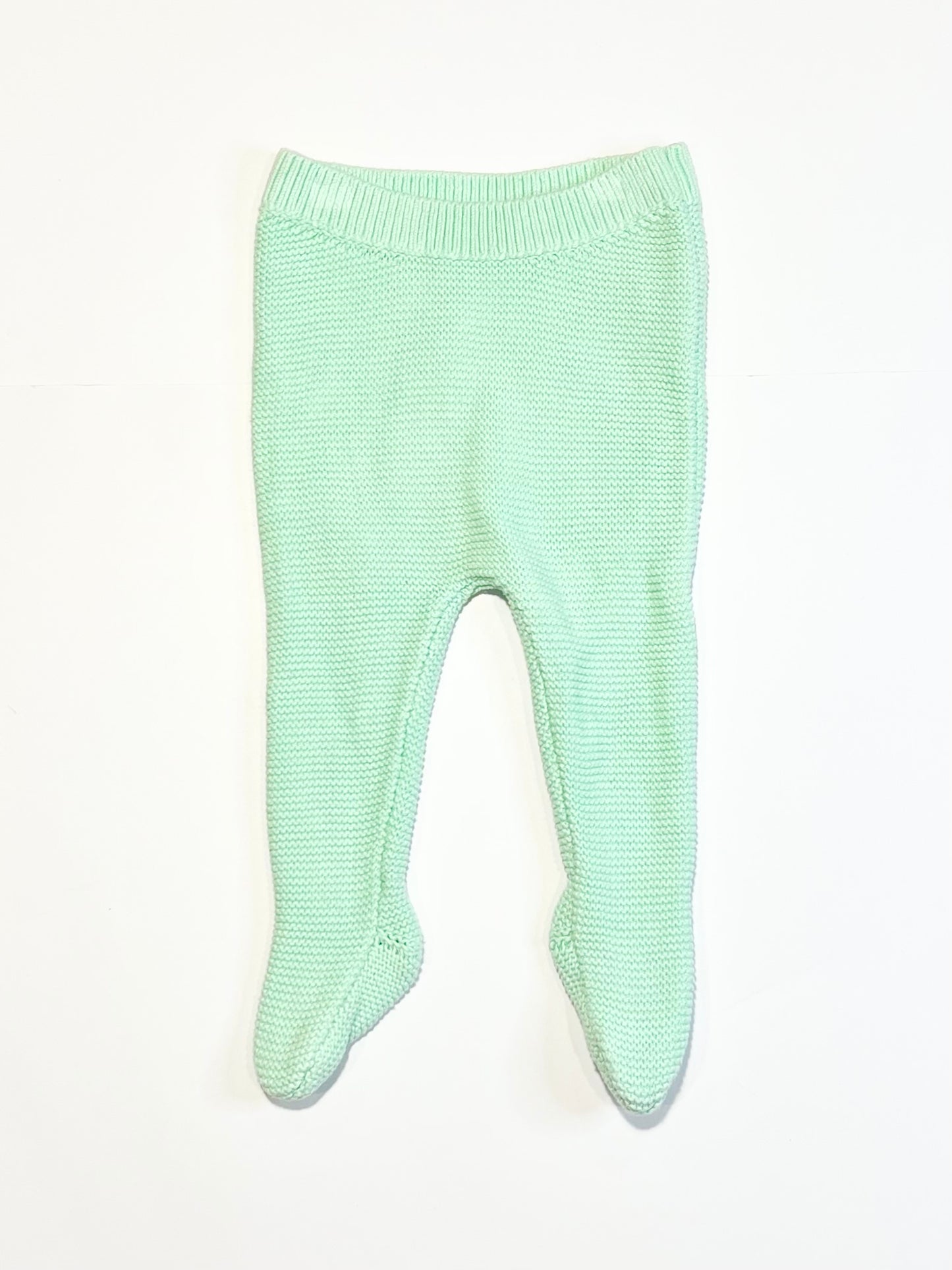 Chunky knit footed pants - Size 00