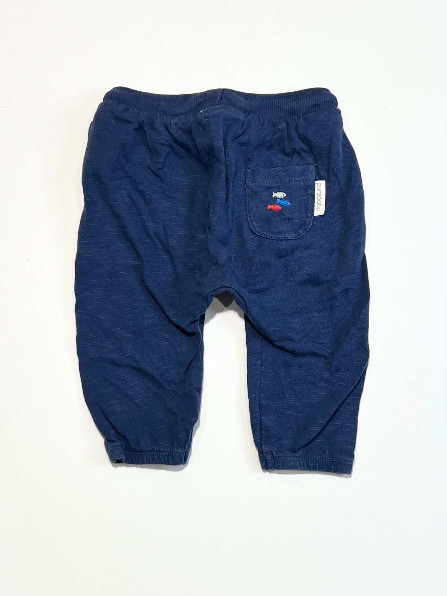 Navy jersey pants - Size 00