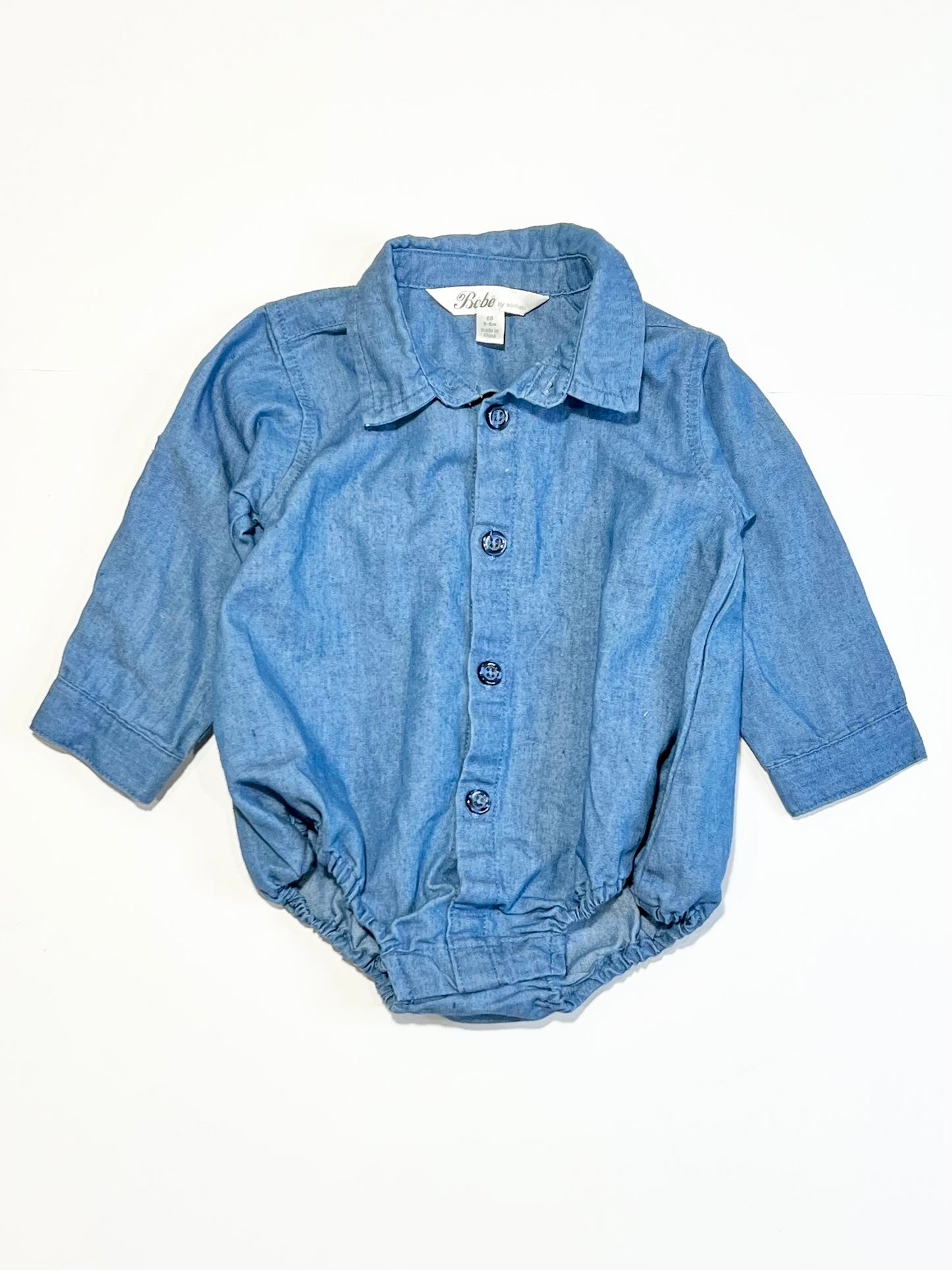 Blue shirt bodysuit - Size 00