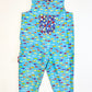 Blue fishy overalls - Size 2