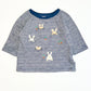 Striped bunny top - Size 00