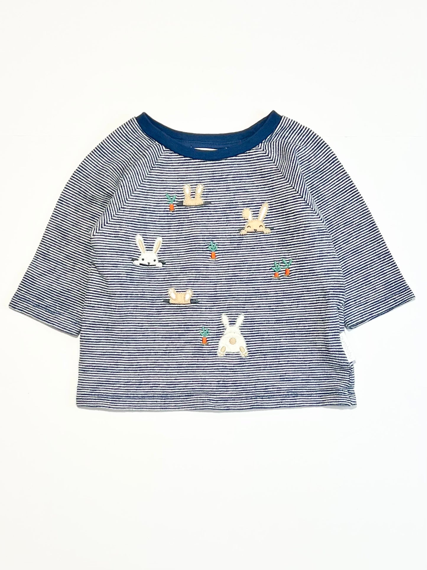 Striped bunny top - Size 00