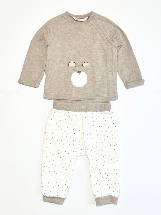 Brown bear set - Size 4-6 months