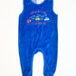 Blue velour overalls - Size 00