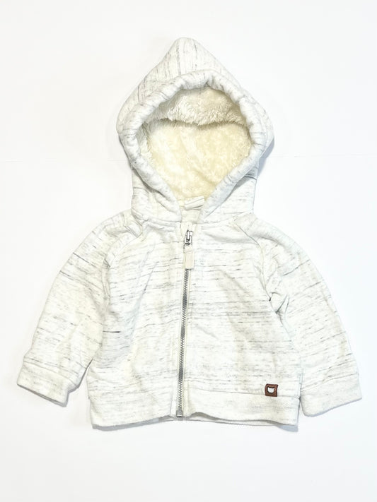 Grey zip hoodie - Size 00