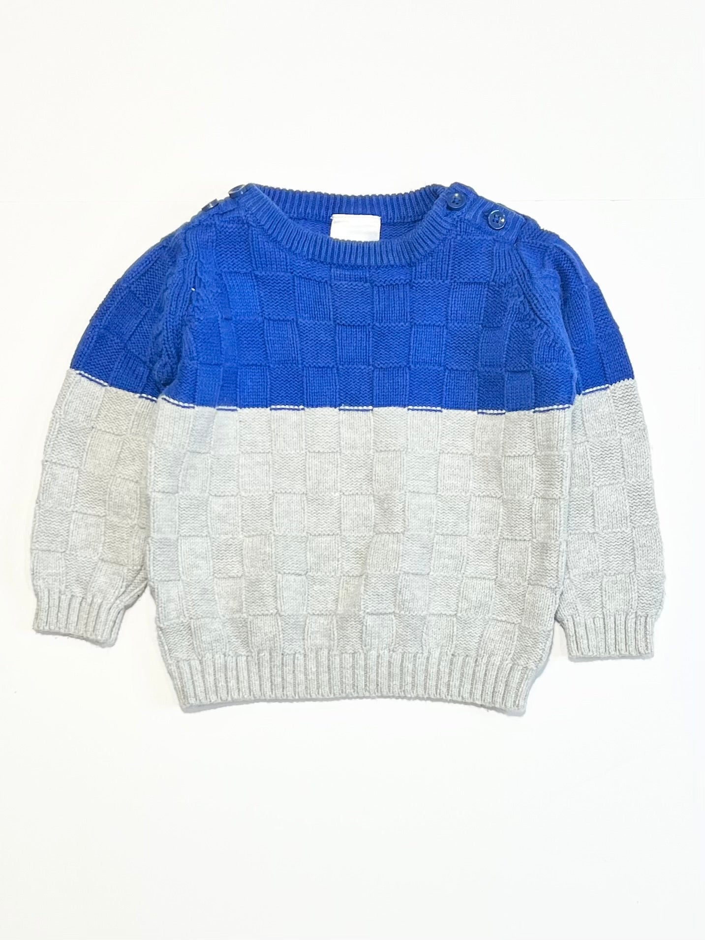 Spliced knit jumper - Size 00