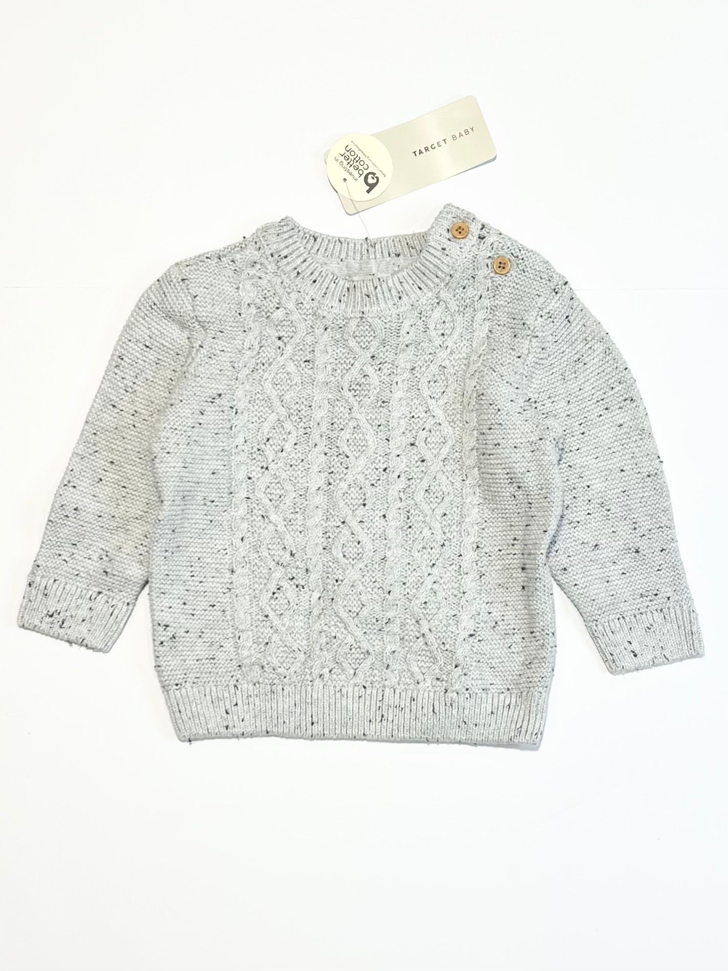 Cable knit jumper brand new - Size 00